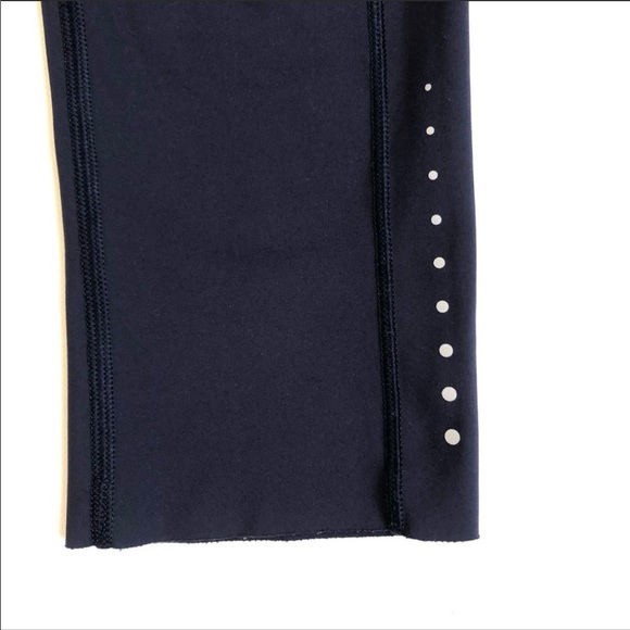 Lululemon Fast & Free *Reflective* Crop 19” - Midnight Navy - Picture 6 of 14